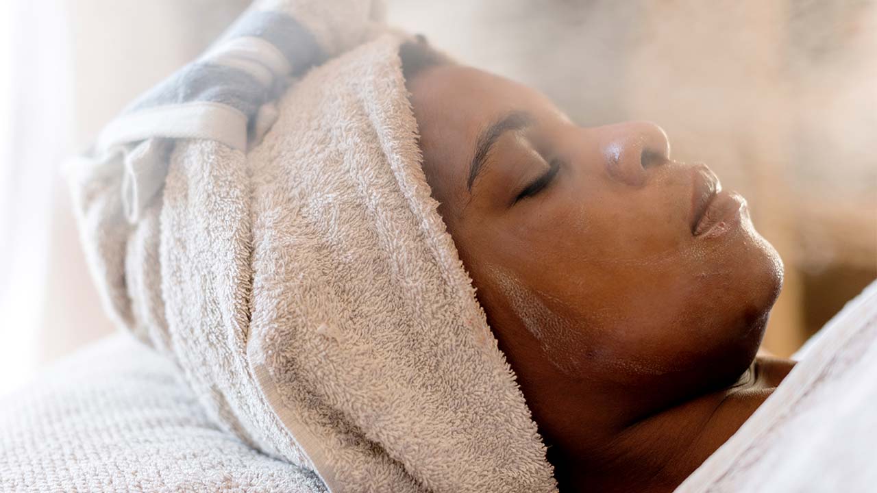 Hot Towel Head and Scalp Ritual