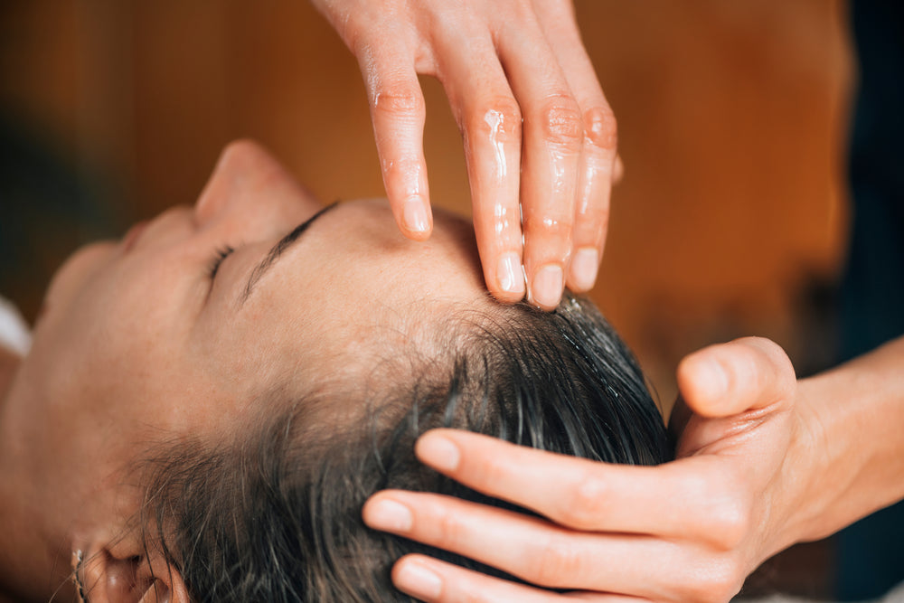 Warm Oil Head and Neck Massage